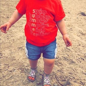 Cat & Jack 2T red Graphic short sleeve T-shirt